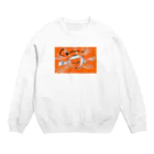 まどの一哉 趣味の店のぐぁ〜っ丼 Crew Neck Sweatshirt