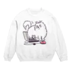 イラスト MONYAAT のワールドワイドでCHU Crew Neck Sweatshirt