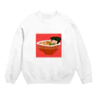 82件(生存)のらーめん！ Crew Neck Sweatshirt