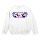 きらきら百貨店のまつげバシバシﾁｬﾝ Crew Neck Sweatshirt