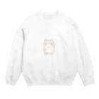 くまぽてとのしろくまくん Crew Neck Sweatshirt