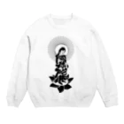 南無南無ショップの阿弥陀如来　黒 Crew Neck Sweatshirt