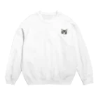 みきぞーん｜保護猫 ミッキー画伯と肉球とおともだちのchah Crew Neck Sweatshirt