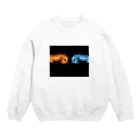 MYショップの炎 Crew Neck Sweatshirt