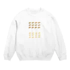 プロフィール内のサイト様もお願いいたしますのみかん ミカン 水彩画 イラスト 絵 グッズ Crew Neck Sweatshirt