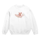 うすたのリューシスティクス・ウパ Crew Neck Sweatshirt