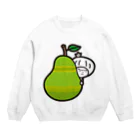 きくのらくがきの洋梨ときく Crew Neck Sweatshirt