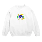 美容室フィットのハチワレネコ Crew Neck Sweatshirt