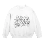 クロワッさん。はい。の友だちいっぱい Crew Neck Sweatshirt