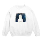 momo sasanoiの夜の海 Crew Neck Sweatshirt