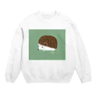 futaba shop（フタバショップ）のハリネズミのチョコ Crew Neck Sweatshirt