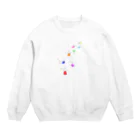 rurugirlの七転八起 Crew Neck Sweatshirt