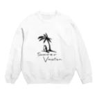 雑貨屋ペパロニのサマーバケーション　summer vacation ペンギンの夏休み Crew Neck Sweatshirt