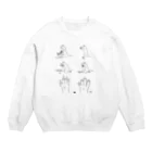 ラ・ガステのわにくんのつめきり Crew Neck Sweatshirt