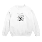 a.k.a kakのウッド・チャック（ピザ） Crew Neck Sweatshirt