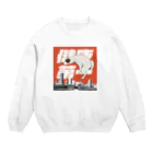 愛犬商事のテンくんon the健康第一 Crew Neck Sweatshirt