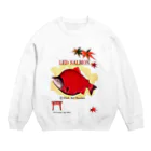 G-HERRINGの紅鮭！（ベニザケ；RED SALMON） Crew Neck Sweatshirt