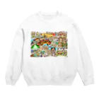 chimamusubiのフルオーダーイラスト商品見本 Crew Neck Sweatshirt