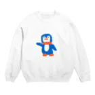 虎の肥満度の高いペンギン Crew Neck Sweatshirt