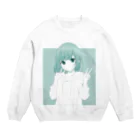 ミントのWピース Crew Neck Sweatshirt