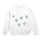 なこの朽ちた星屑 Crew Neck Sweatshirt