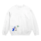 one minute shopのサメとカエル Crew Neck Sweatshirt