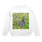 天秤座の子連れ雷鳥 Crew Neck Sweatshirt