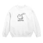 のんのん日和のぬこ。 Crew Neck Sweatshirt