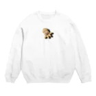 ハイウェイオアシス/双(ふた)のいかパンくん Crew Neck Sweatshirt