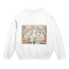 坂口友佳子の食欲のしもべたち Crew Neck Sweatshirt