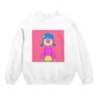 しなひな⇞のビビッドちゃん Crew Neck Sweatshirt