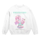 tachikawaのゆにここ Crew Neck Sweatshirt