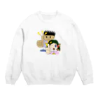 WANPA's STOREのわんぱ君としおりちゃん Crew Neck Sweatshirt