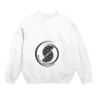 RyuTakatoraのThe moon is reflected in the waves Crew Neck Sweatshirt