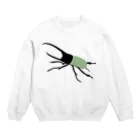 武者小路夕桐のヘラクレスオオカブト Crew Neck Sweatshirt