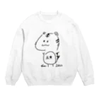 Sachi / 前向きアニマルずの2022年限定！五黄のとらグッズ Crew Neck Sweatshirt