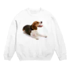 Rubbishのビーグル犬 Crew Neck Sweatshirt