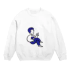 011sanukiのカッコつけ君 Crew Neck Sweatshirt