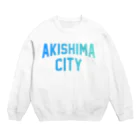 JIMOTOE Wear Local Japanの昭島市 AKISHIMA CITY Crew Neck Sweatshirt
