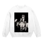 mermaidの人魚とヘラジカ Crew Neck Sweatshirt