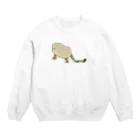 INIの浮世絵　変な生き物　虎子さん Crew Neck Sweatshirt