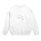 さんぽみちのわんことケーキ Crew Neck Sweatshirt