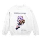 tachikawaのたぬきのこ Crew Neck Sweatshirt