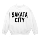 JIMOTO Wear Local Japanの酒田市 SAKATA CITY Crew Neck Sweatshirt