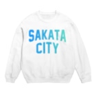 JIMOTO Wear Local Japanの酒田市 SAKATA CITY Crew Neck Sweatshirt