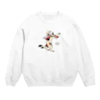 INIの浮世絵　踊る猫 Crew Neck Sweatshirt