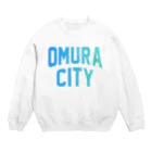 JIMOTOE Wear Local Japanの大村市 OMURA CITY Crew Neck Sweatshirt