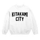 JIMOTOE Wear Local Japanの北上市 KITAKAMI CITY Crew Neck Sweatshirt