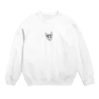 T.WorKsのネコマッシグラ Crew Neck Sweatshirt