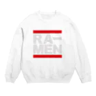 グラフィンのRA-MEN ラーメン　白文字 Crew Neck Sweatshirt